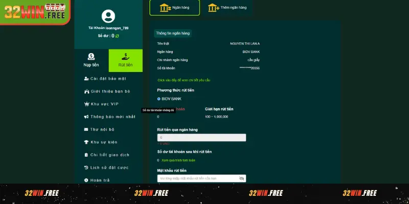 Rút Tiền 32WIN - Bảo Mật Với PIN, Hỗ Trợ Nhiều Phương Thức 4 3 câu hỏi thường gặp khi rút tiền tại nhà cái 32WIN