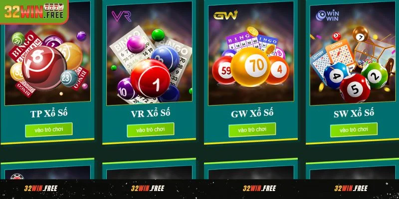 Xổ Số 32WIN Hành Trình Giải Trí May Mắn Cuối Năm 2025 3 Điểm danh một số nhà phát hành xổ số 32WIN