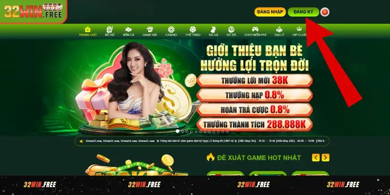 Đăng Ký 32WIN Nhanh Gọn Trong 60s - Tạo Tài Khoản Dễ Dàng 2 Hướng dẫn đăng ký 32WIN chi tiết, dễ hiểu cho lính mớ