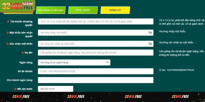 Đại Lý 32WIN - Cơ Hội Bắt Sóng Thu Nhập Siêu Hấp Dẫn 4 Hướng dẫn đăng ký đại lý tại 32WIN