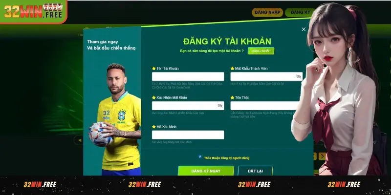 Đăng Ký 32WIN Nhanh Gọn Trong 60s - Tạo Tài Khoản Dễ Dàng 3 Kiểm tra & xác nhận thông tin để hoàn tất quy trình đăng ký 32WIN